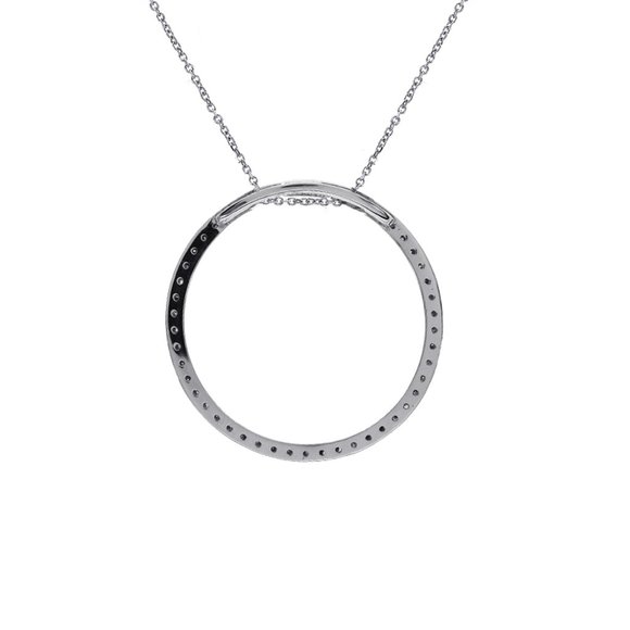 0.45 Carat Diamond Sparkling Eternity Pendant - Picture 8 of 10